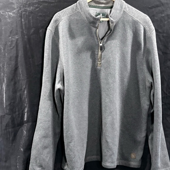 2/$20 G.H. Bass & Co. Gray Zip-Up Sweater - Picture 2 of 8